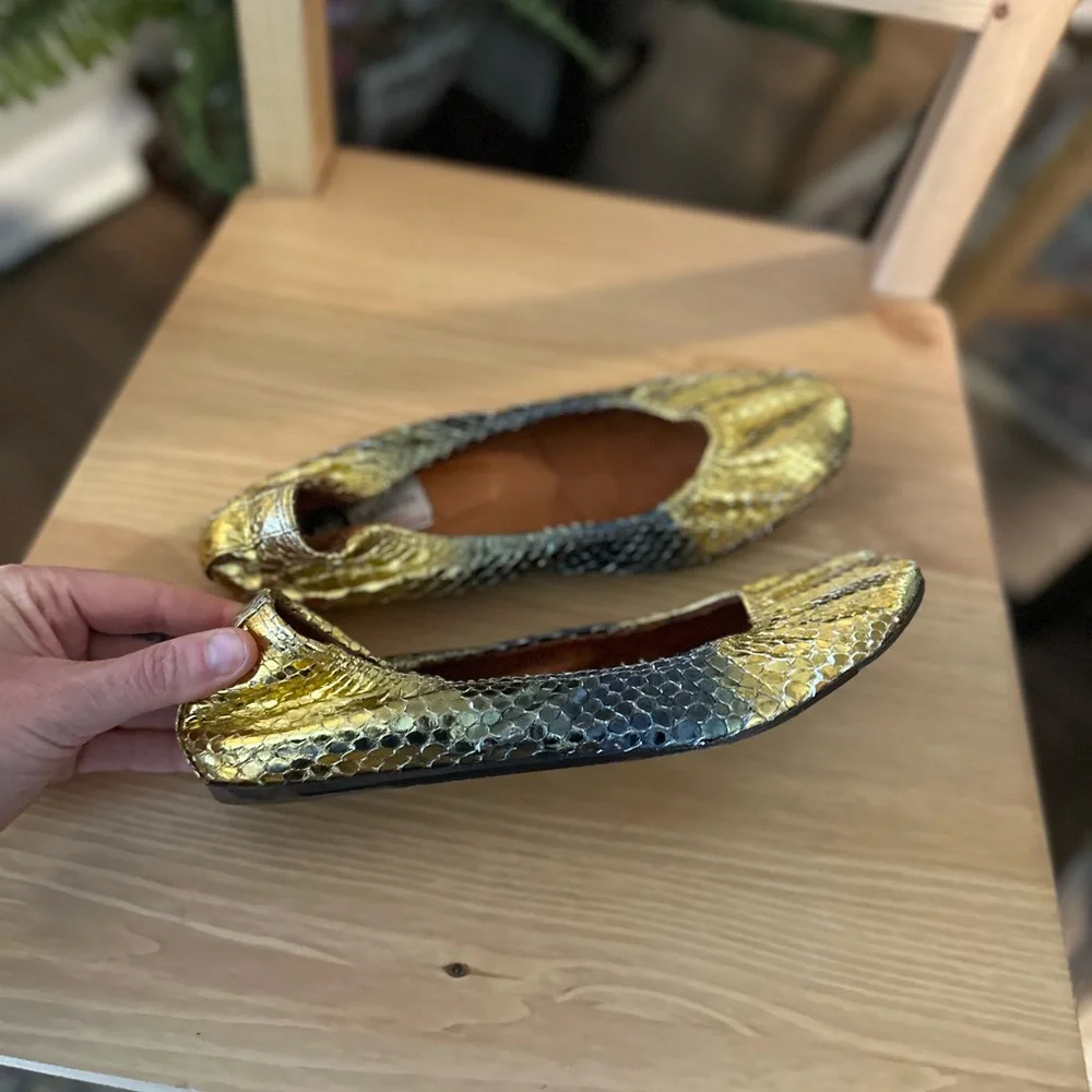 Lanvin Exotic Ballet Flats - Picture 6 of 10